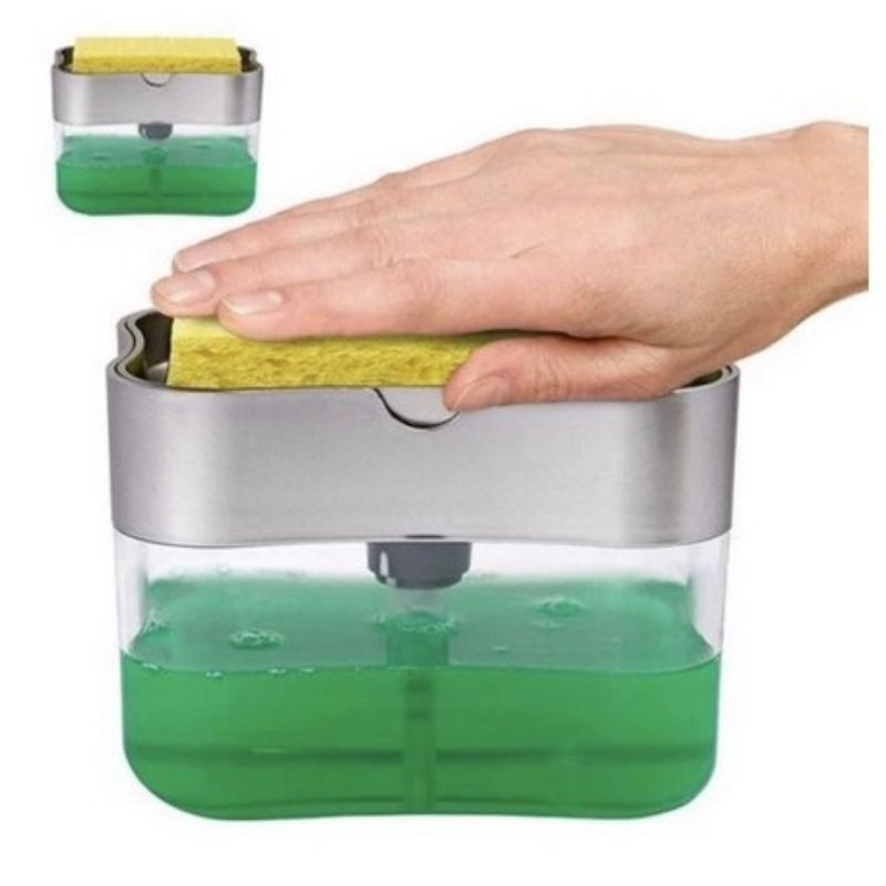 DISPENSER SABUN CUCI PIRING BUSA SPONGE HOLDER SPONS CUCI DISPENSER SABUN UNTUK DAPUR SOAP PUMP HOLDER SPONS SPONGE CUCI KOTAK SABUN TERMURAH