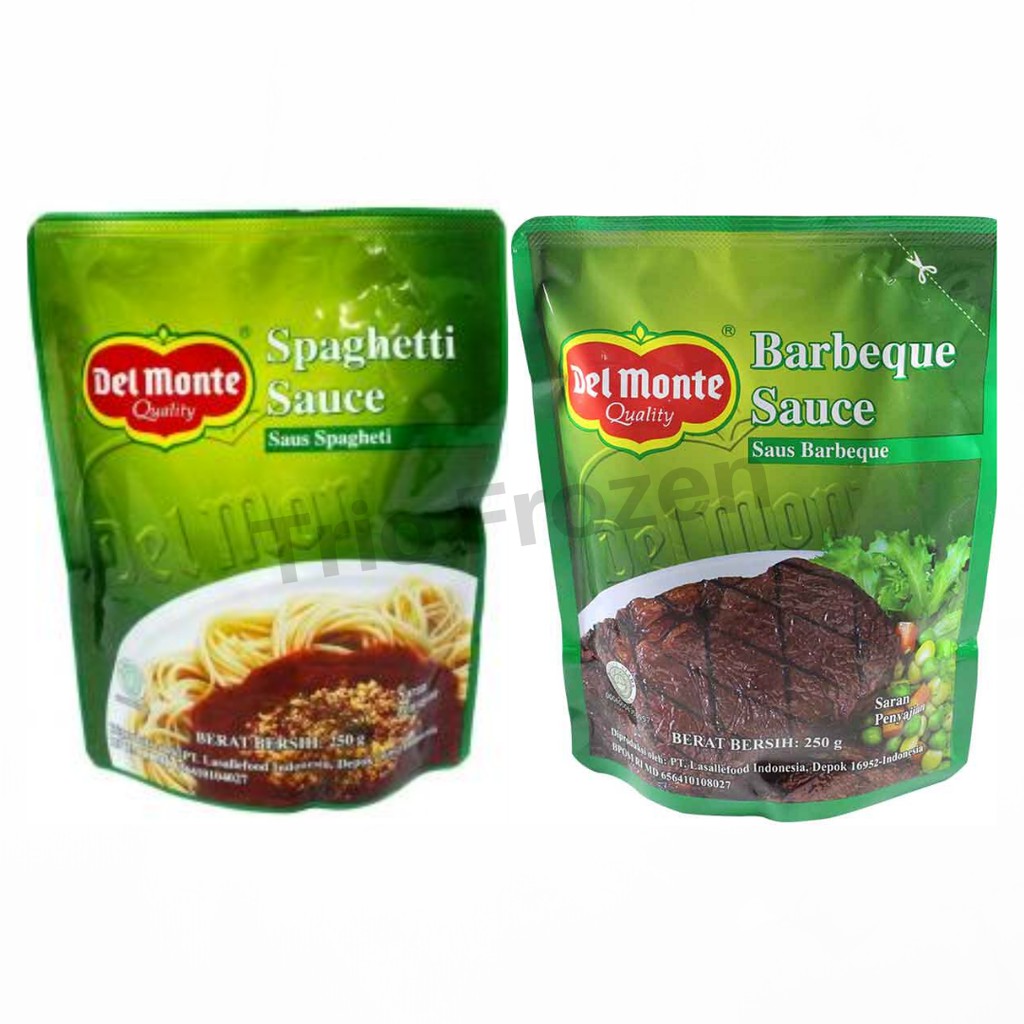 

Delmonte Spagheti Sauce / Saus Spageti dan Saus Barbeque / BBQ Sauce 250gr