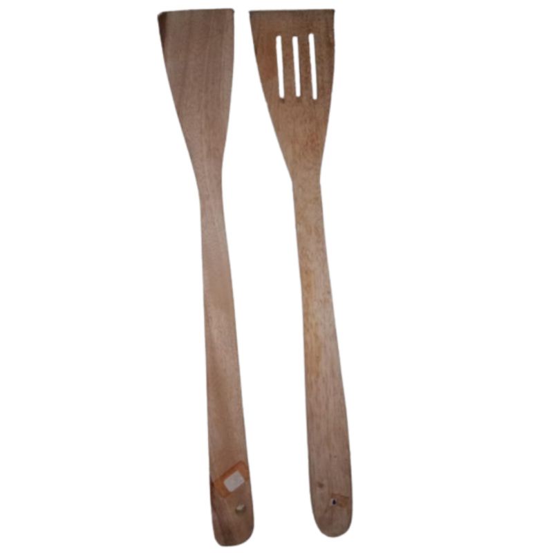 SPATULA BENTUK SEGITIGA BAHAN KAYU - SOTIL