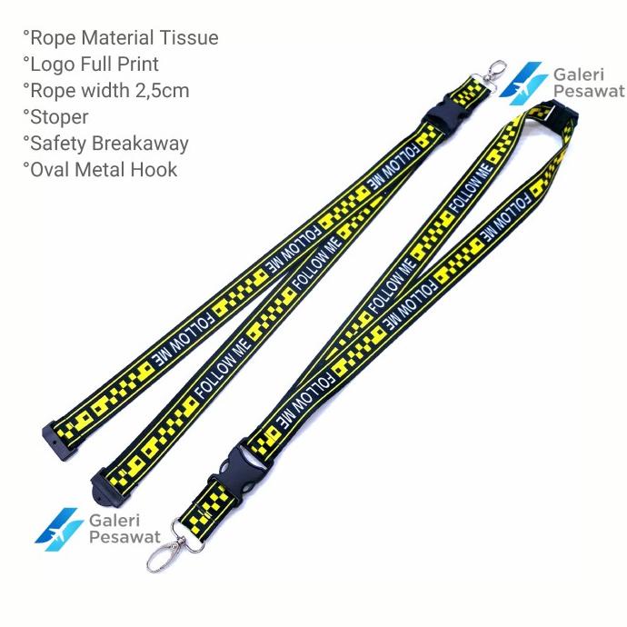 

Lanyard / Gantungan Tali Id Card Follow Me Premium Terlaris
