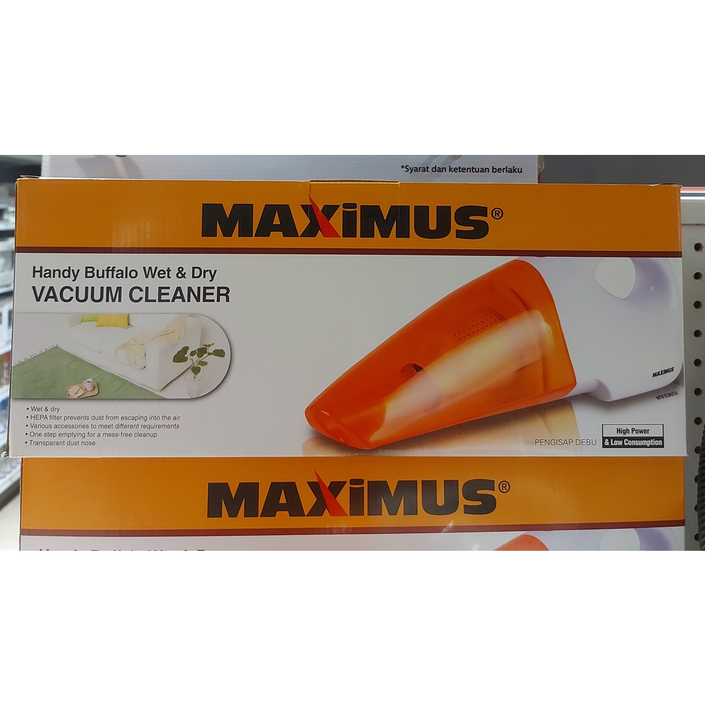 VACUUM CLEANER WET &amp; DRY / PENGHISAP DEBU BASAH KERING / MAXIMUS PENYEDOT DEBU