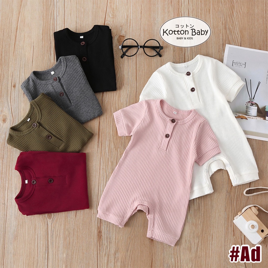 0-12bln JUMPER BASIC BAYI | JUMPSUIT ROMPER BAJU PAKAIAN ANAK catalog XMY AD