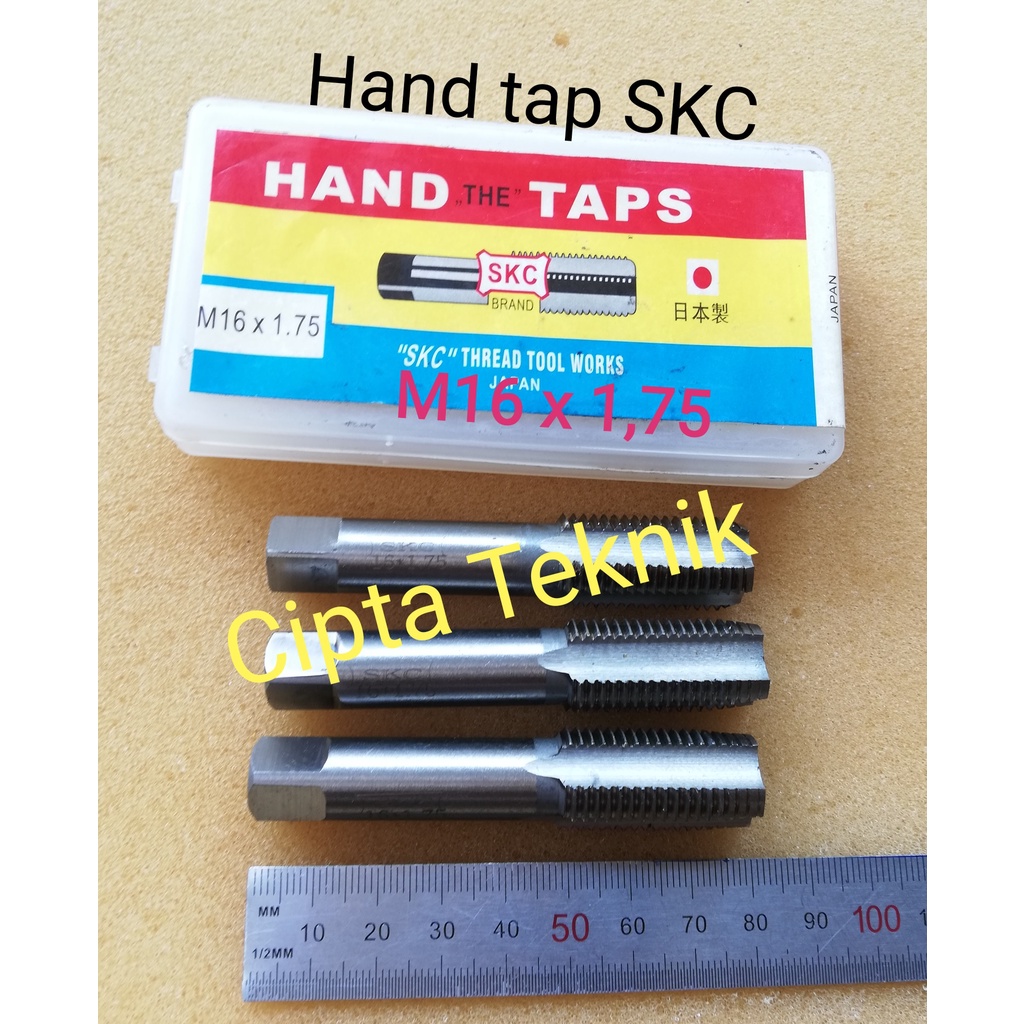 Hand tap SKC M16 x 1,75 - Handtap SKC M16x,75 Tap M16 x 1.75 M16x1.75 tap ulir