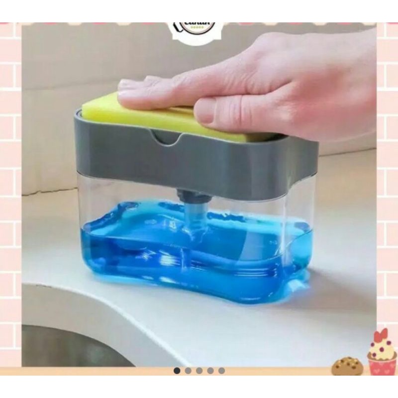 dispenser sabun cuci piring / dispenser cuci piring / dispenser sabun piring / dispenser spon cuci p