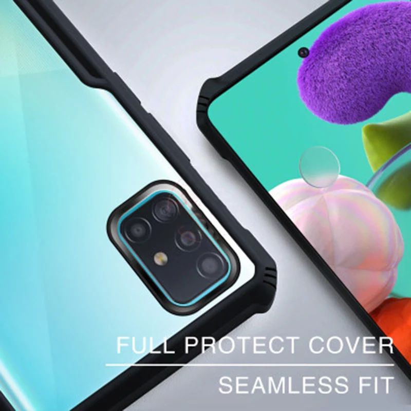 Case Samsung Galaxy Softcase Bumper Armor - Casing Samsung A51 Silicon TPU Anti Shock Proof Premium