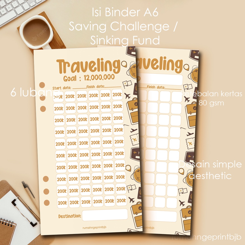 

ISI BINDER A6 6 LUBANG SINKING FUND TRAVELING