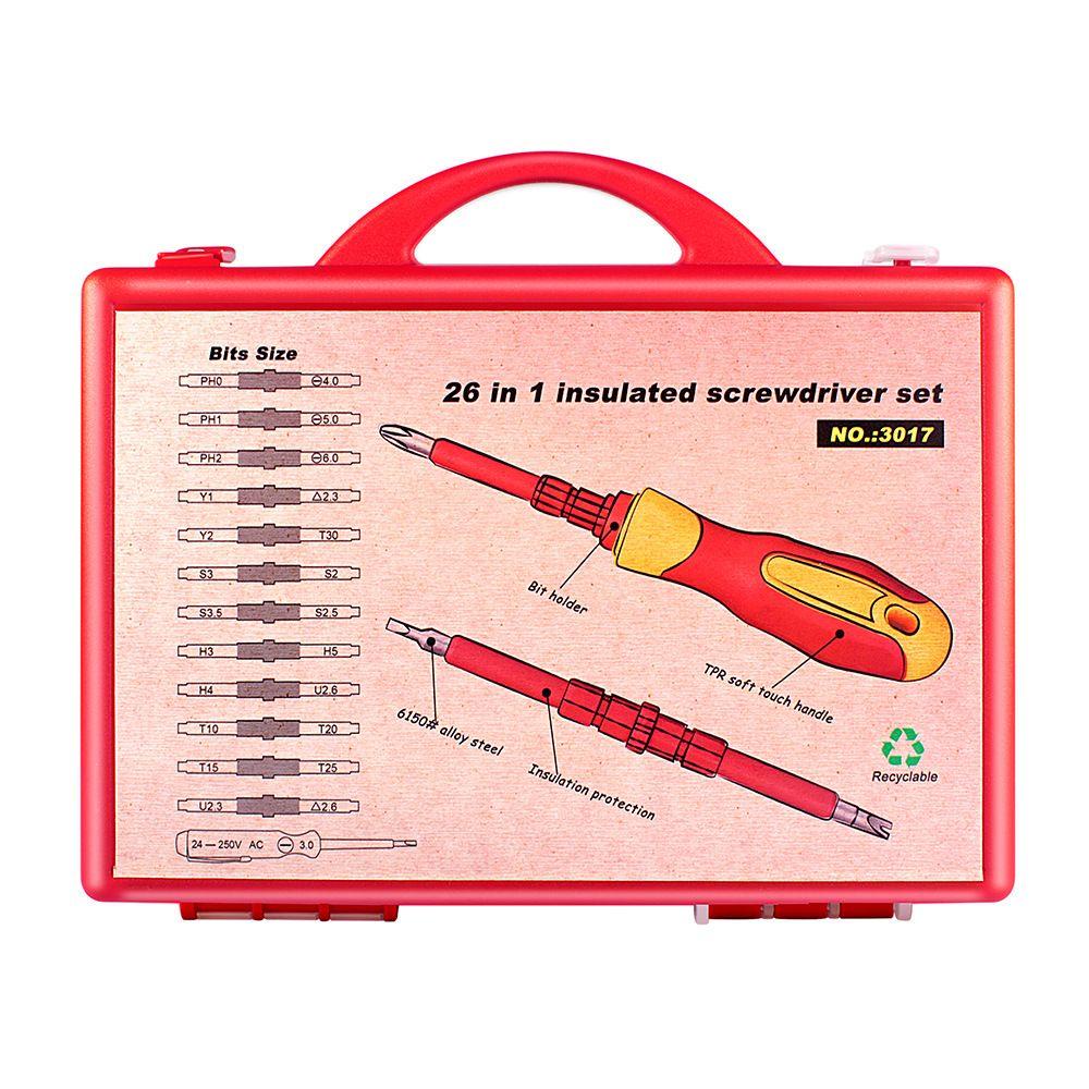 Populer Obeng Universal Anti Slip Handle Bongkar Pasang Perbaikan Elektronik