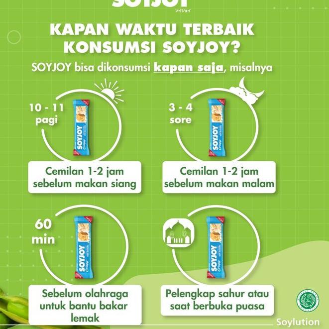 

Langsung Kirim><bdf-167 Soyjoy Soylution On The Go Package - Crispy White Macadamia (6 Bars)