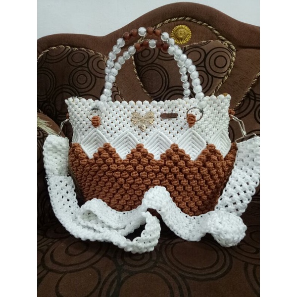 tas rajut, tas wanita, tas gereja, tas pesta, tas kantor