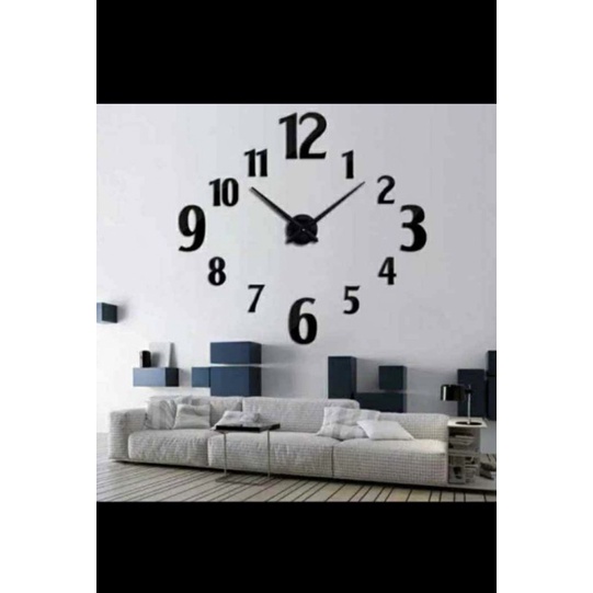 jam dinding 3 dimensi