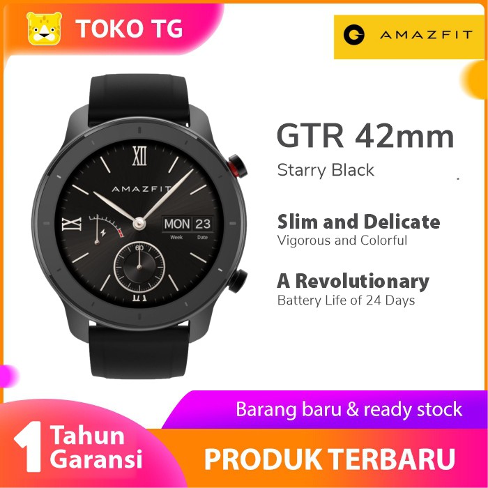 amazfit gtr 42mm smartwatch