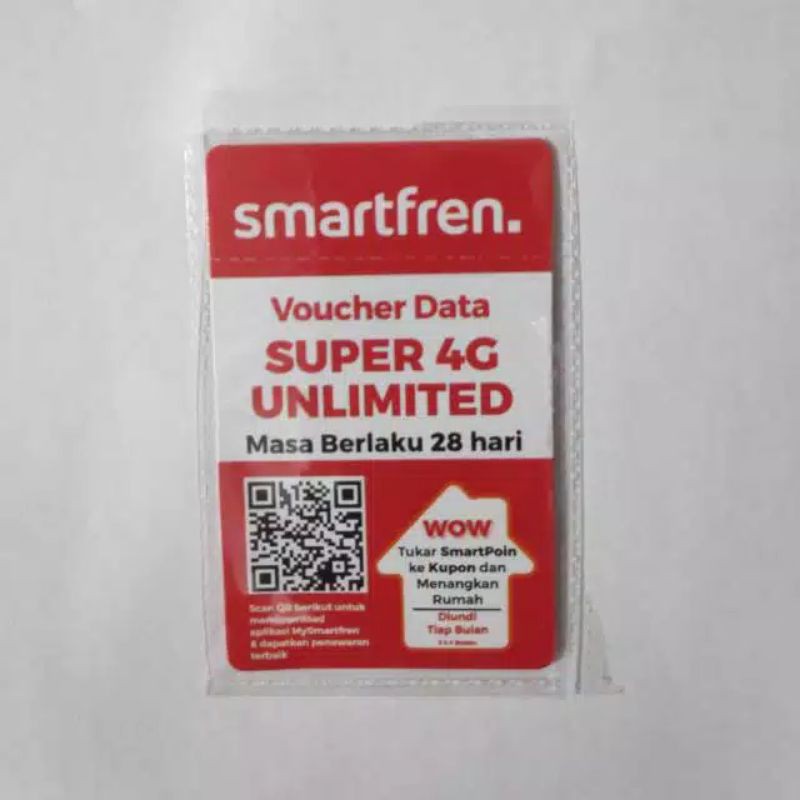 Jual VOUCHER INTERNET UNLIMITED SMARTFREN MURAH (KODE VIA CHART