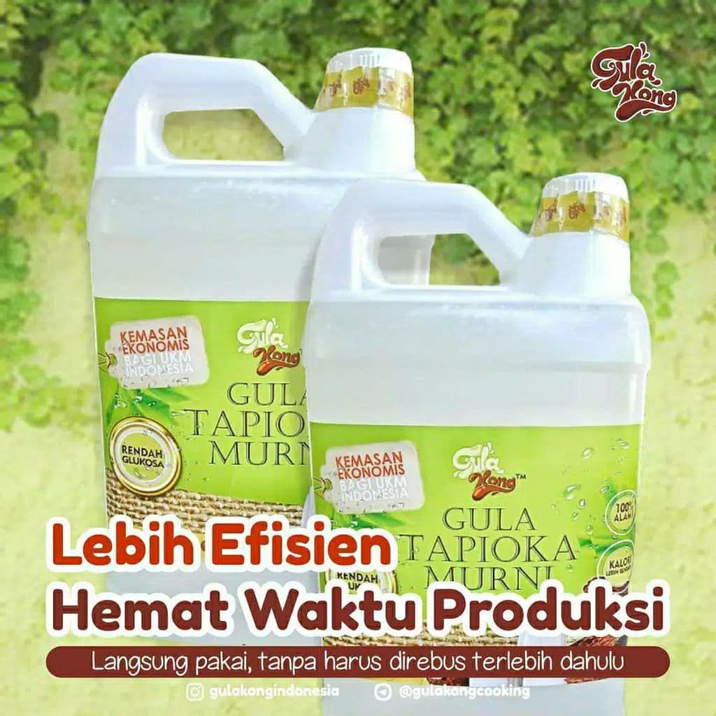 

Gula Cair Gulakong Gula Diet Aman Penderita Diabetes Anak Autis Gula Singkong Tapioka Jirigen 6kg