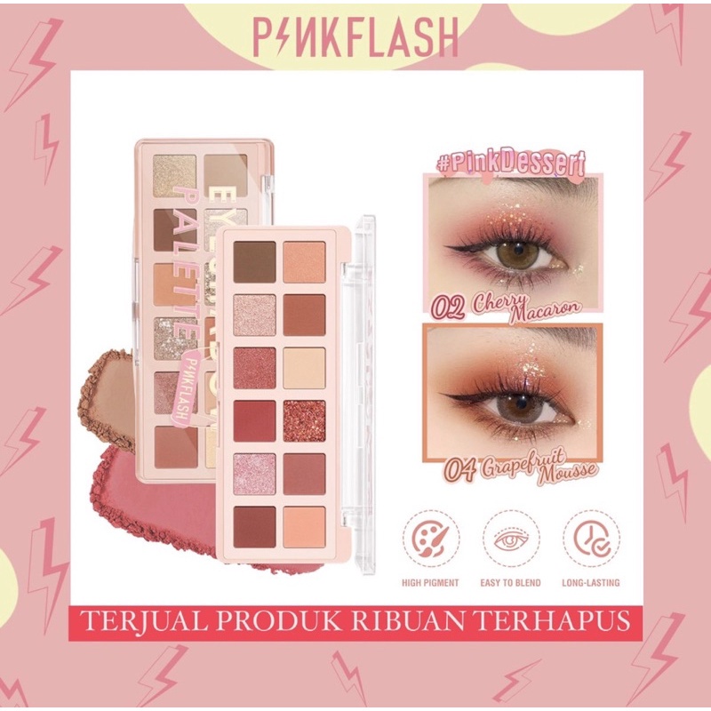 READY ORIGINAL PF-E15 PINKFLASH EYESHADOW / pro touch eyeshadow palette