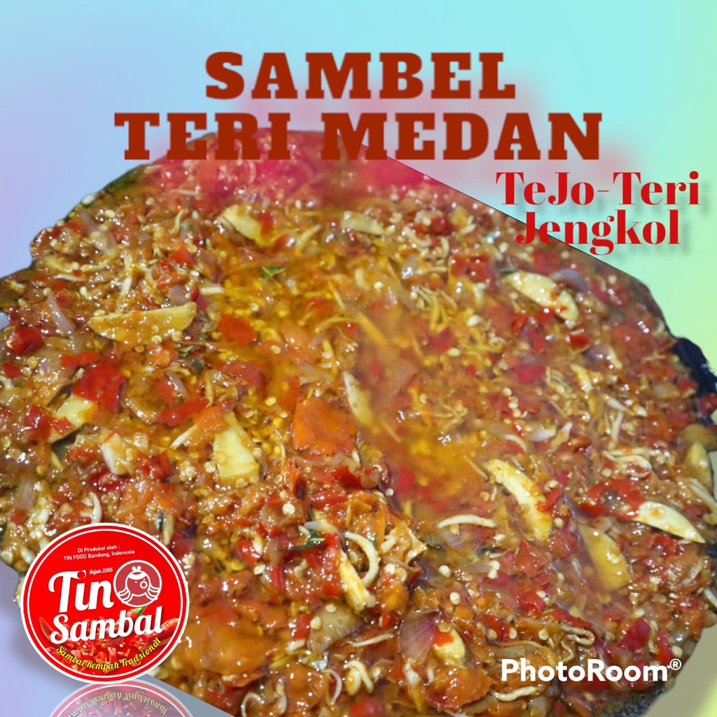 sambal teri/sambel teri medan/Sambal Teri-120g Tin Sambal