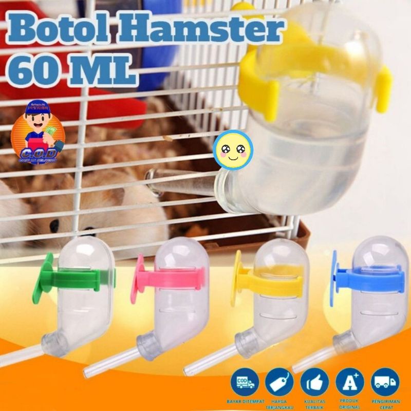 BOTOL MINUM HAMSTER - Botol Minum Hamster Tempat Minum Hamster Gerbil Sugar Glider MERK SWEET