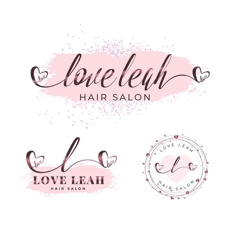 

(DRAN LOVE LEAH) JASA BIKIN DESAIN LOGO OLSHOP BISNIS MURAH SIMPLE ELEGANT