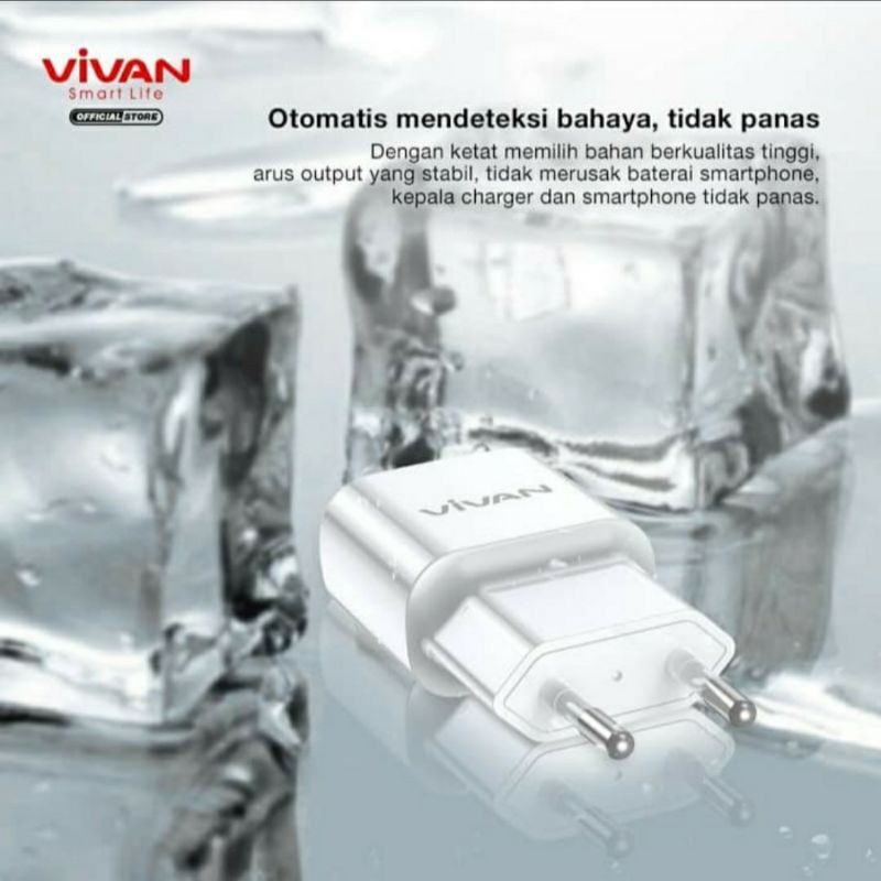 A_   ADAPTOR CHARGER vivan quick charge power super. QC 3.0 + Power delivery