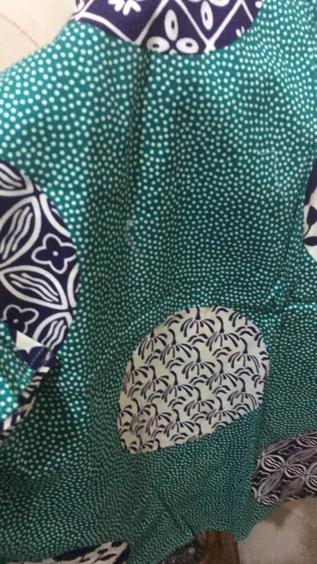 Setelan Batik Wanita Katun Stret A150