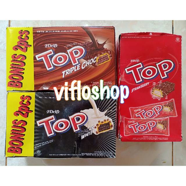 

Top Wafer Delfi Kemasan Box (24 x 9 gram). Wafer Top