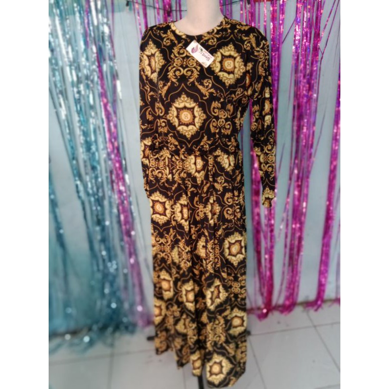 Gamis Hyget Tebal/Gamis Sultan/Gamis Bunga