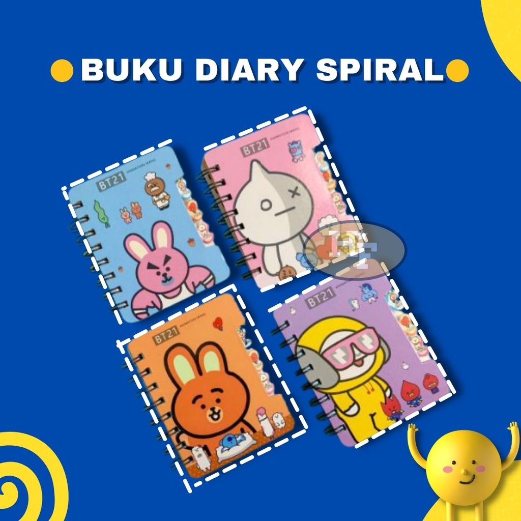 

Buku Diary Spiral BTS Frozen Unicorn Princess 86 K ( 12 CM X 9 CM)