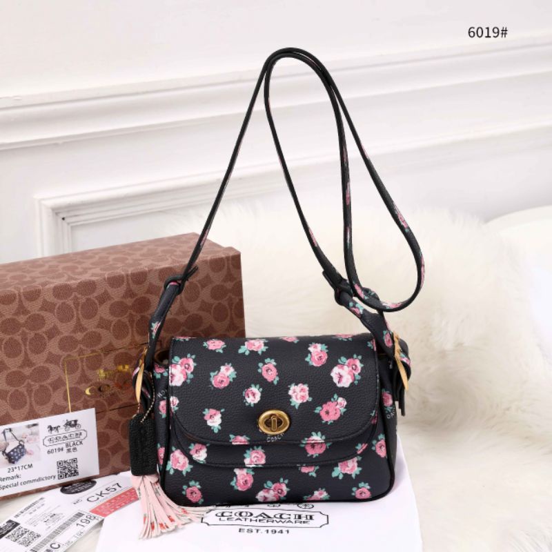flower print coach bags
