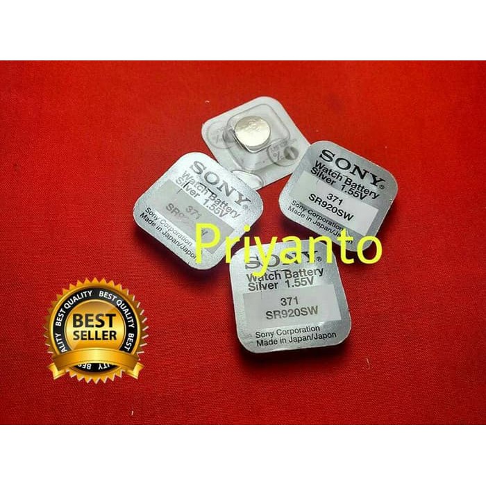 BATRAI JAM TANGAN SONY SR920SW SINGLE PACK ORIGINAL