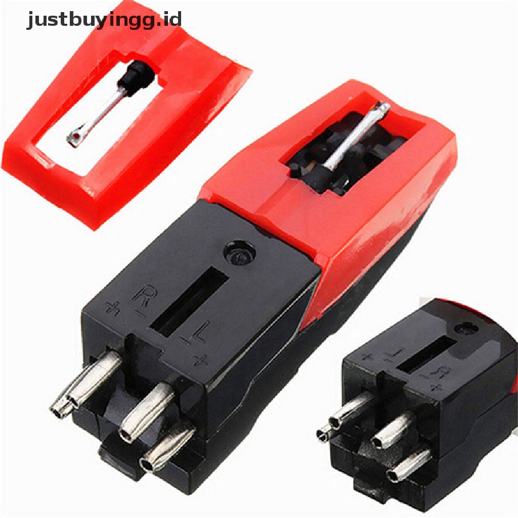 3x Jarum Stylus Diamond Turntable Untuk Lp Record Player Phono Ceramic Cartridge