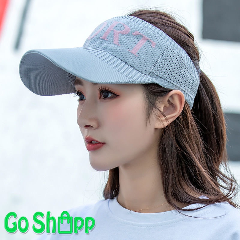 Topi Rajut Fashion Korea Import - Topi Olahraga Sport Senam Zumba Sepeda Santai Golf Import - Topi Baseball Sport Import Wanita - Topi Wanita Knit Visor Sports Baseball Cap [CP05]