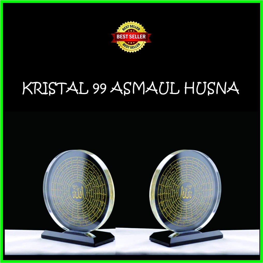Miniatur Kristal 99 Asmaul Husna