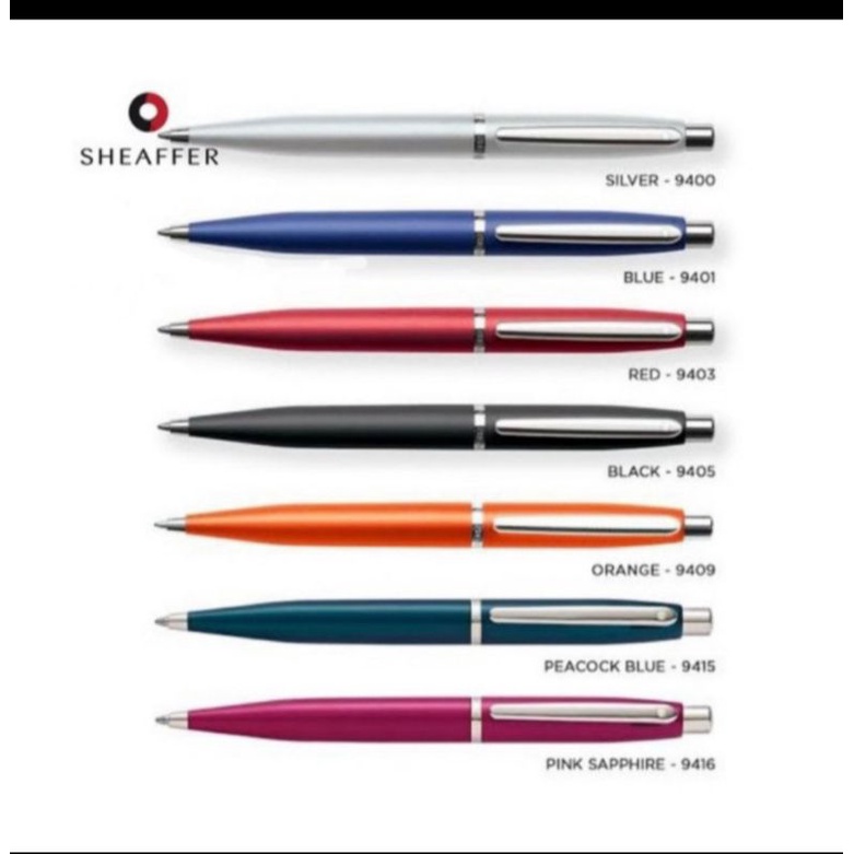 

SHEAFFER PEN VFM BALLPOINT (READY HANYA WARNA HITAM, MERAH,BIRU,SILVER)