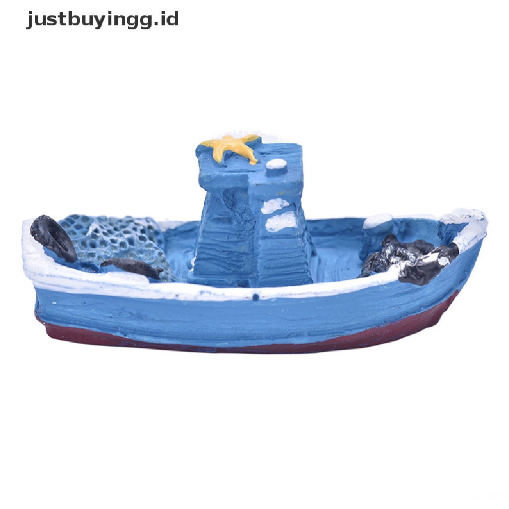 (Justbuyingg.Id) 1pc Miniatur Kapal Pesiar Diy Untuk Dekorasi Taman