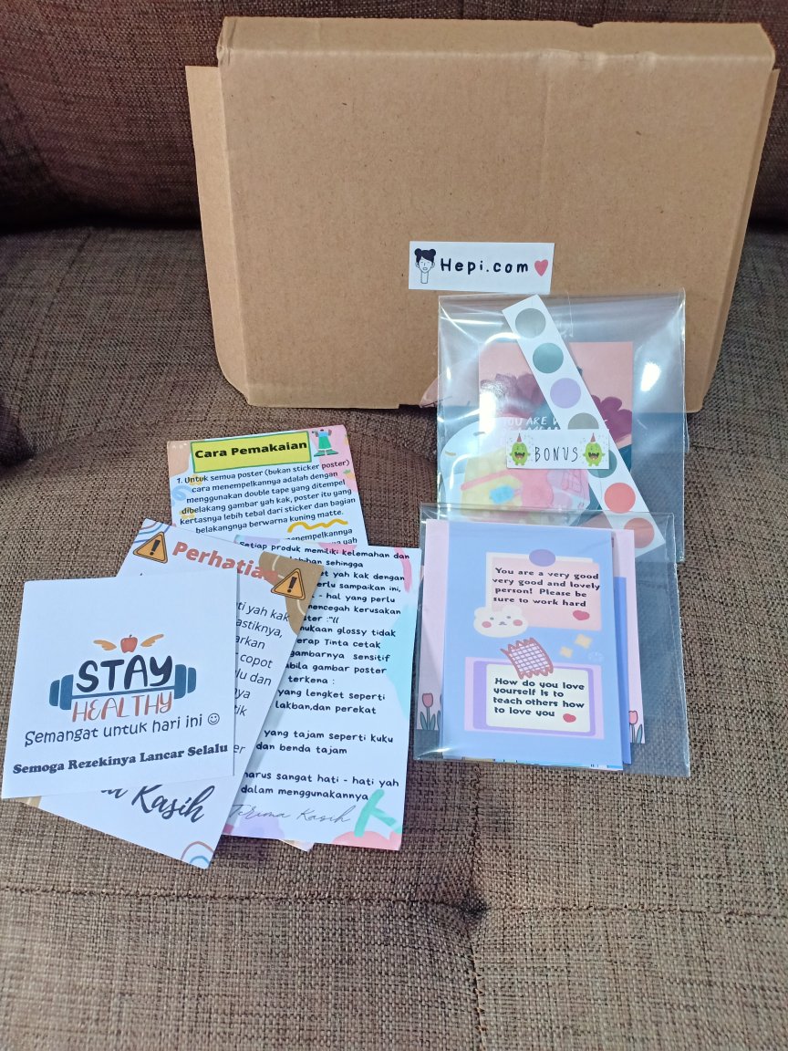 Sticker Poster/dekorasi Mini Cute 03