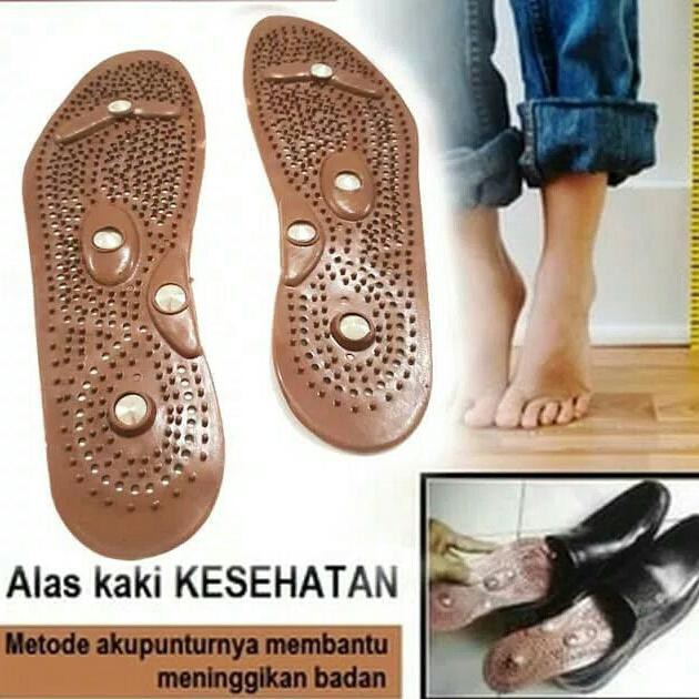 Niktech Alas Kaki Magnet / Alas Kaki Peninggi Badan / Alat Terapi Sepatu Sandal Kesehatan