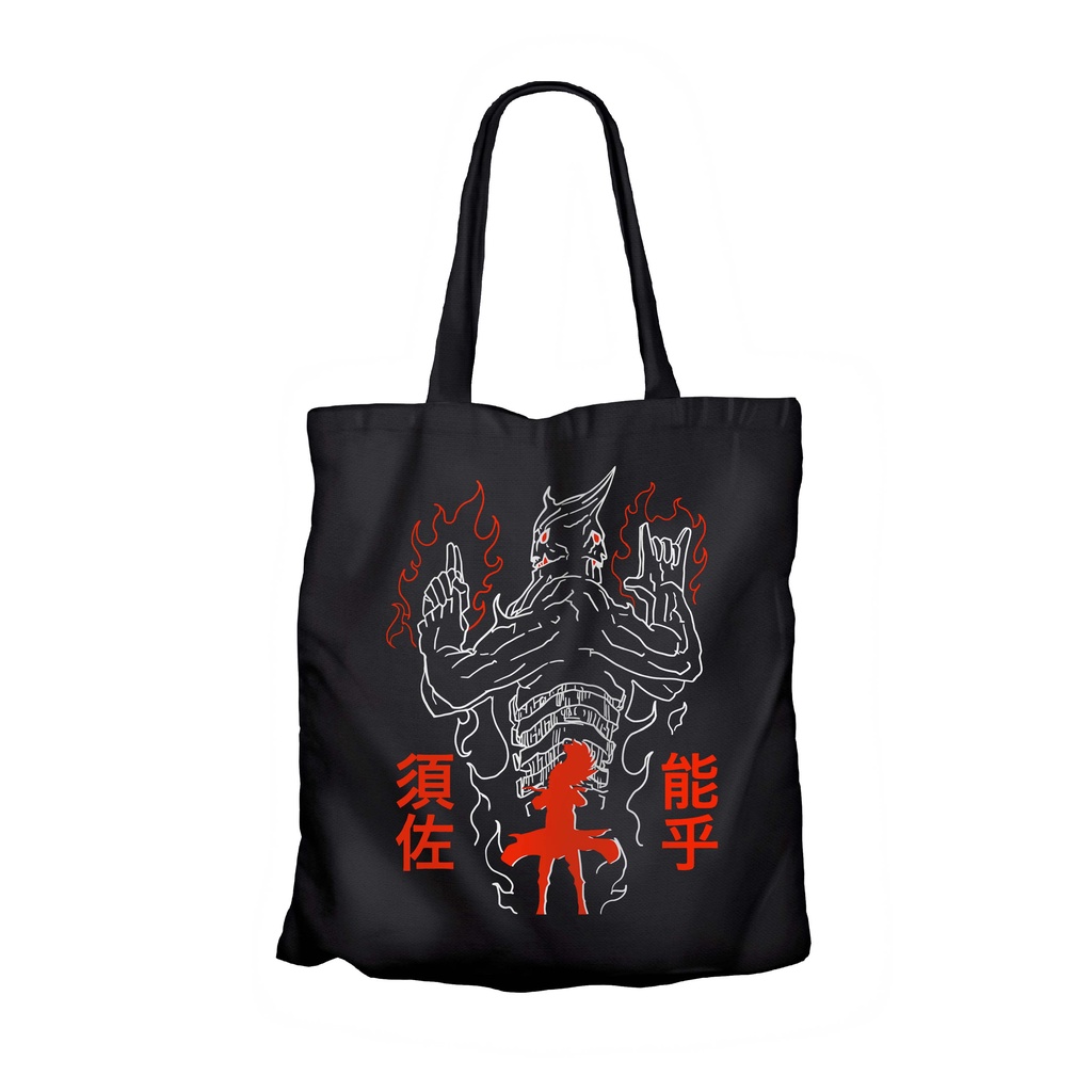 Tote bag infinite anime MADARA SUSANOO JUTSU - NARUTO SHIPPUDEN material canvas