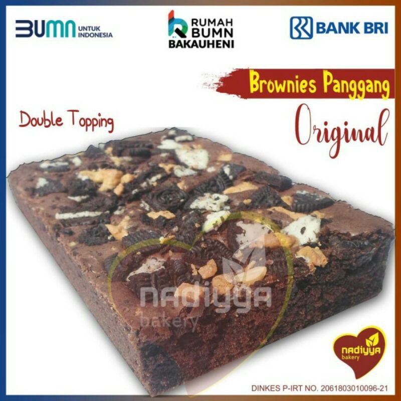 

Brownies Panggang 30x10 cm Nadiyya Bakery