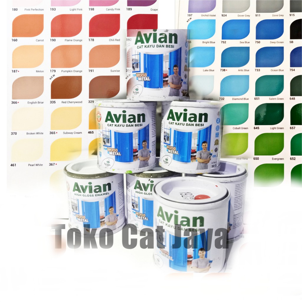 Cat AVIAN Cat Kayu Besi 200cc/ 200mL / Warna Lengkap