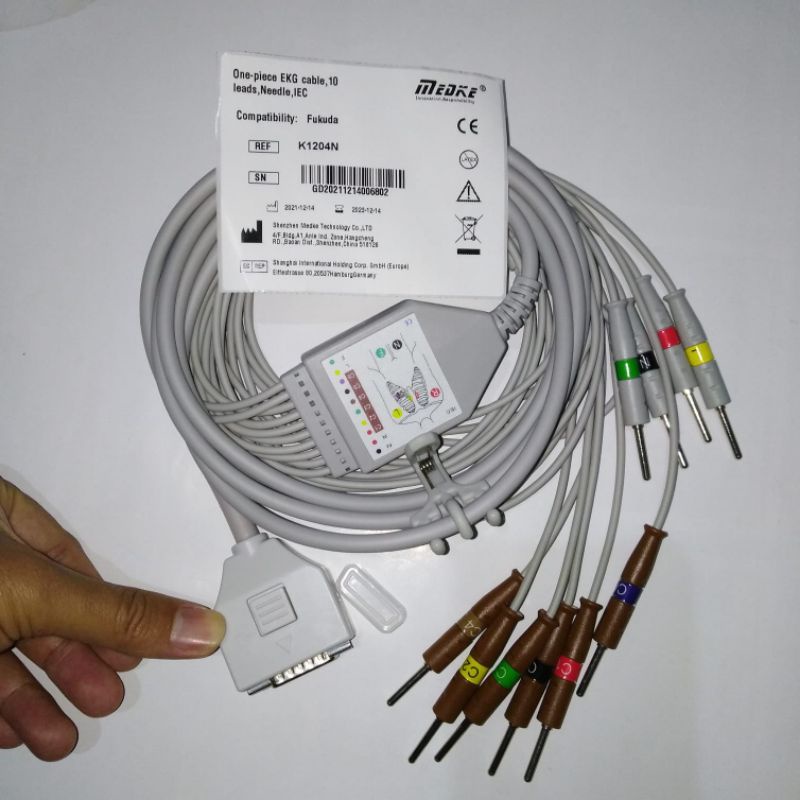 Kabel EKG 10 leads compatible EKG Fukuda ME