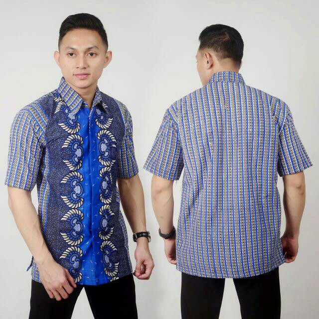 New Arrival Distro Batik Pria Bordir Sogan Hrb026 Batikaf Notoarto Batik Ipnu-ippnu Hem Pria Bel