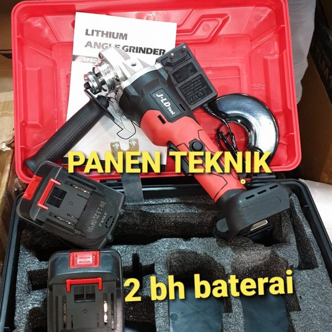 Jld Gurinda Baterai Gerinda Cordless Angle Grinder Box Merah Termurah