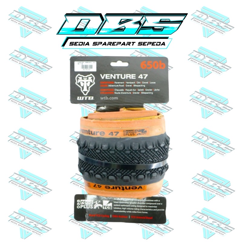 BAN LUAR WTB VENTURE 650B X 47C FR TANWALL 27.5 MTB OR GRAVEL