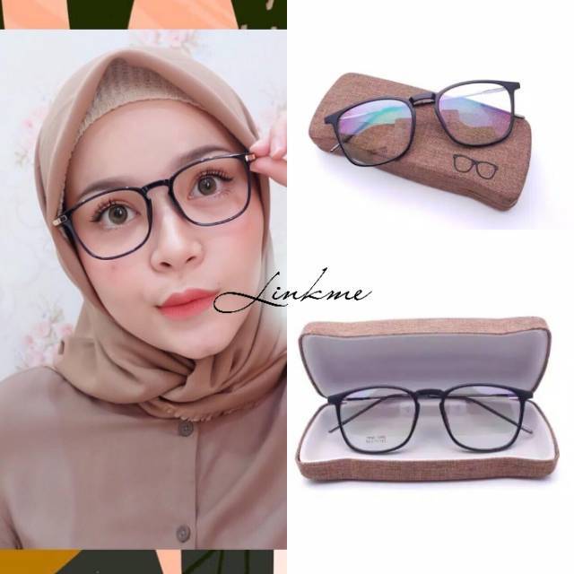 Frame kacamata 1068 lentur kacamata kotak fashion wanita ...