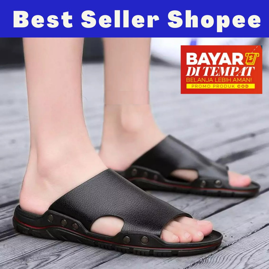 LUTTON - sandal pria tahan air - SANDAL SLOP TRES-1