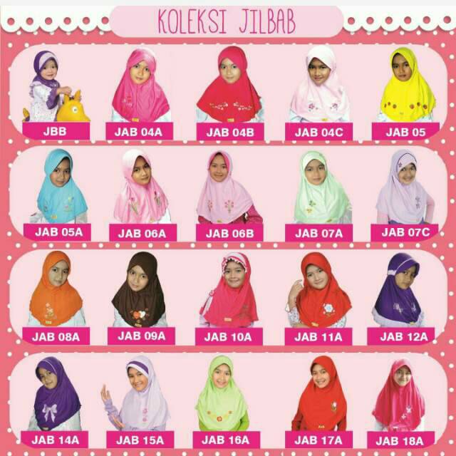 Jilbab anak delima