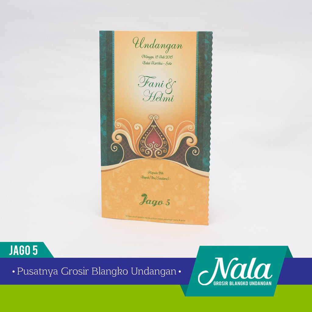 Blangko Undangan Jago 5 Harga Murah