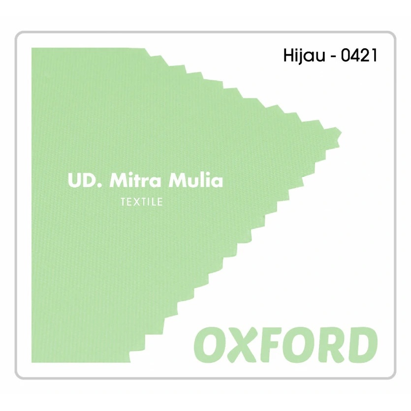 Kain Water Reppelent, Oxford Dy Sumtex, Bahan Masker, APD, Kode 421 Warna Hijau Mint