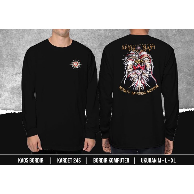 Kaos Bordir Panjang PSHT