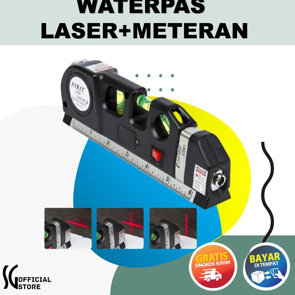 

Waterpas Meteran Penggaris Laser