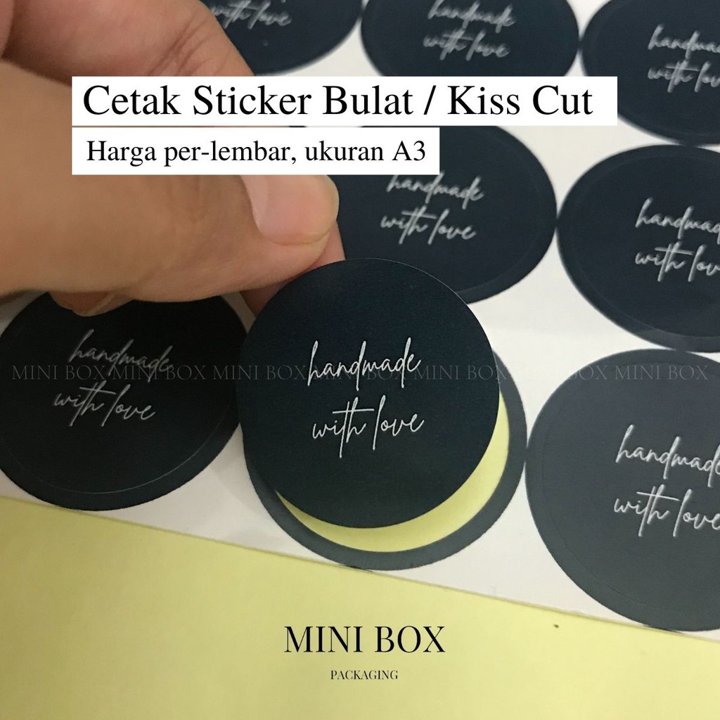 

Stiker Bulat / Stiker Kiss Cut